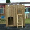 Wide view of Playground Gatehouse with ladder and bridge connection
