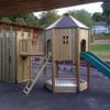 Ducks Nursery double adventure play with climbing den gatehouse bridge and slide