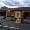 Wide view of Ducks Nursery double adventure play in nursery play area