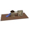 3D proposal overview for Sunbeam Nursery double adventure play