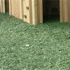 Loose rubber mulch playground safety surfacing