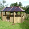 Outdoor Classroom 4x2 installed in a garden play area