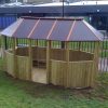 Outdoor Classroom 4x2 timber shelter main view