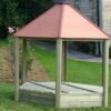 Hex Sandpit with Roof garden view
