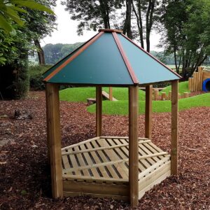 Hex Sandpit with Roof playground product image