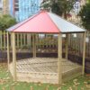 Jumbo Sandpit with Roof playground product image