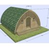 Large timber Hobbit Den for playgrounds