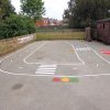Bromley Hills playground markings view