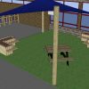Chandos 3D proposal shade sail view