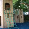 Deviock timber tower with scramble net