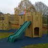 Slide and tower play equipment at Elsenham