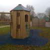 Elsenham timber turret with scramble net