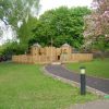 Godstowe adventure play area in a school grounds setting