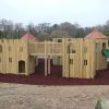 Gypsy Wood linked timber towers with bridge play and climbing features