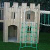 Hampton timber tower with scramble net and bridge access
