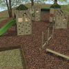 3D plan showing Merlewood slide and bridge play layout