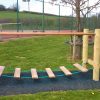 Olveston timber play structure view