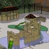 Ryders Green 3D proposal layout view