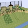 3D plan visual for Skelton adventure play front layout