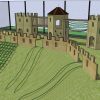 3D plan visual for Skelton adventure play slide and tower layout