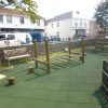 St Johns YCT post and rail fence view