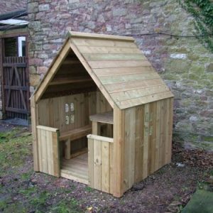 Timber Chalet Hut playground den