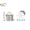 Jungle Huts plan and dimensions