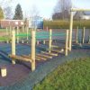 Park Junior Activity Trail balance and traverse view by AllOutPlay