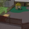 Abbey School 3D proposal jungle hut view