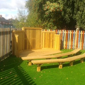 Abbey School complete playground service main view