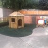 Abbey School sandpit and surfacing view