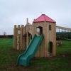 Slide and tower on the Downes Combo timber adventure play structure