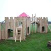 Gatehouse, ladder and tower details on the Downes Combo adventure play structure
