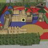 3D proposal overview for Mont A L'Abbe bespoke adventure play layout