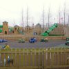 West Lodge climbing ramp and raised timber play route