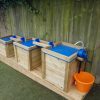 The Oval Primary School 3-tier water play with pump and blue water channels