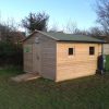 Installed bespoke timber storage shed