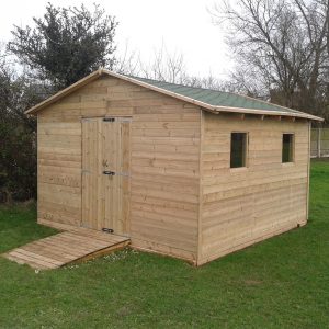 Bespoke timber storage shed