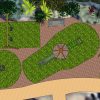 3D proposal layout for Pembridge Square Garden communal play area