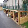 Covered trike storage side view