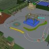 3D proposal layout for Croft complete playground service