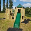 Walford Village Hall play tower and slide front view
