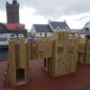 Coo Palace castle with climbing wall