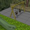 3D proposal view of Princes Square Garden double swings and surfacing layout