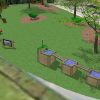 Halley Nursery 3D proposal panels and water play view