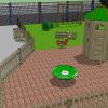 3D proposal view of Sutherland Quarters motion play and fenced layout