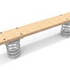1.6m Wobble Board - timber activity trail equipment