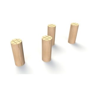 150mm Stepping Logs - timber activity trail equipment