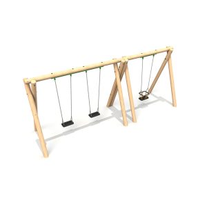 2 Flat & 1 Cradle Seat – 2.4m