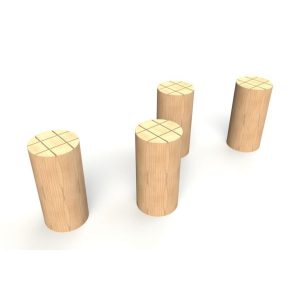 200mm Stepping Logs - timber activity trail equipment